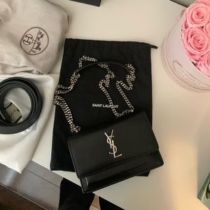 YSL bag sunset mini wallet on chain